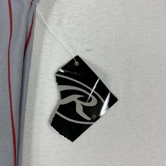 Rawlings NEW Pinstripe Baseball Sleeveless Jersey Vintage Men's Adult Medium NWT - Picture 3 of 10